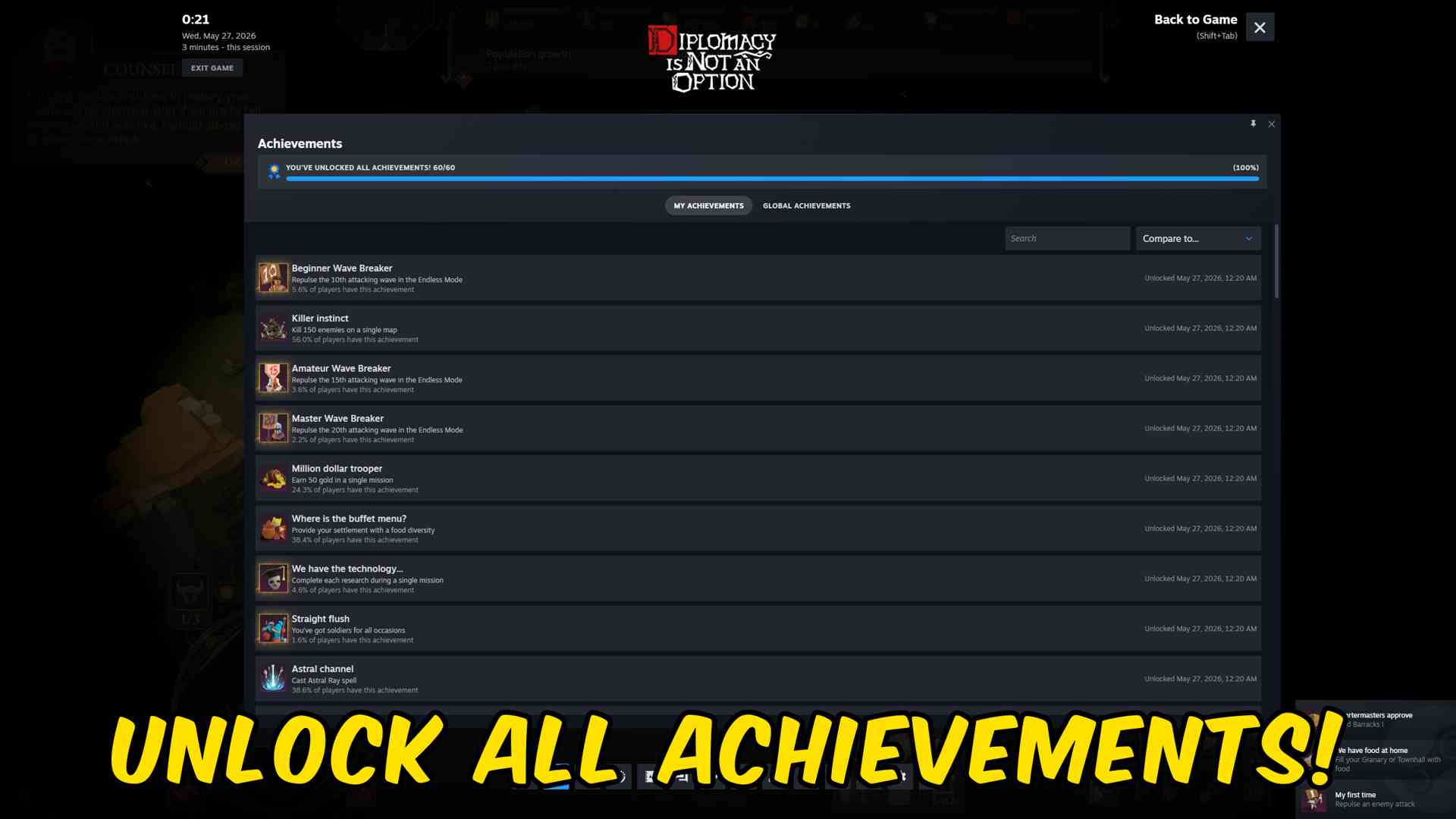 Diplomacy is Not an Option — Achievement Unlocker (screenshot 2)